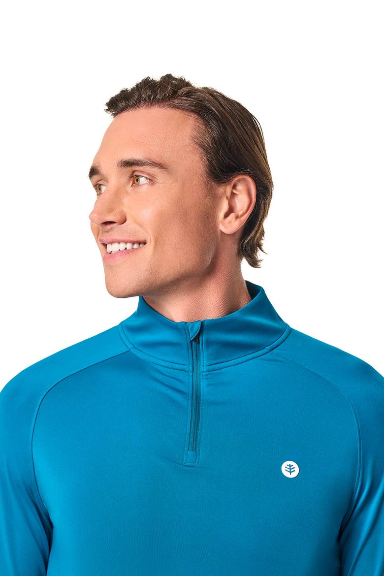 Men's Fairway Golf Pullover, UPF 50+ Sun Protection, Alternate, color, Bluejay
