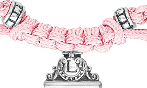 Lagos Kids' Kinder Caviar Macramé Slide Bracelet In Pink