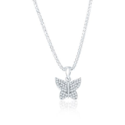 Crystal Butterfly Necklace