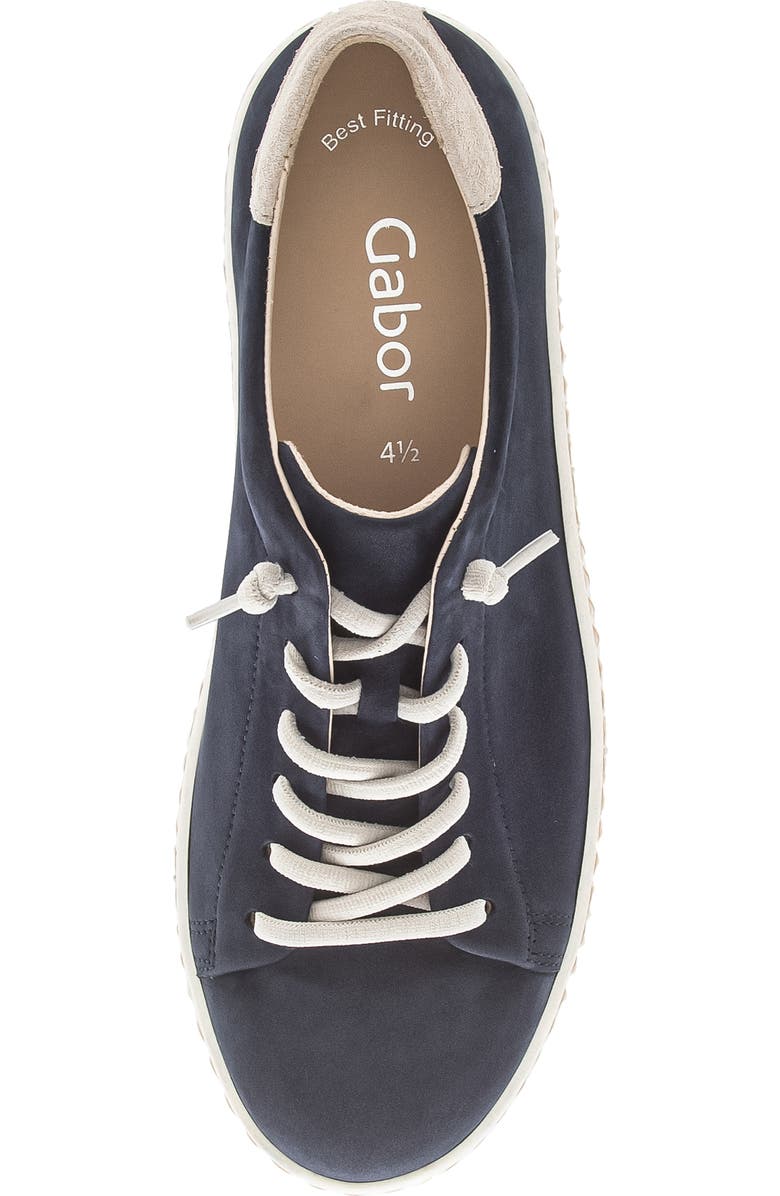 Gabor Lace Up Sneaker, Alternate, color, Blue