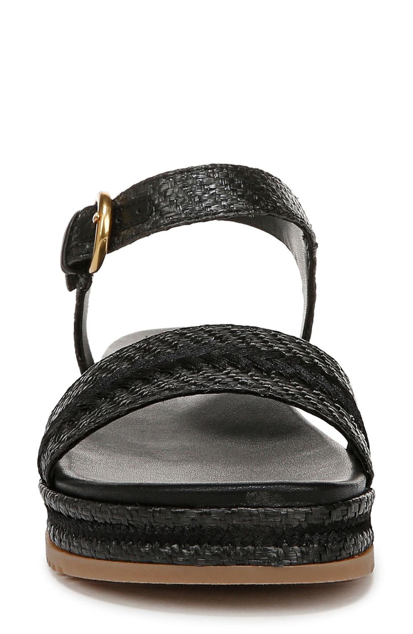 Neila 2 Ankle Strap Platform Sandal, Alternate, color, BLACK
