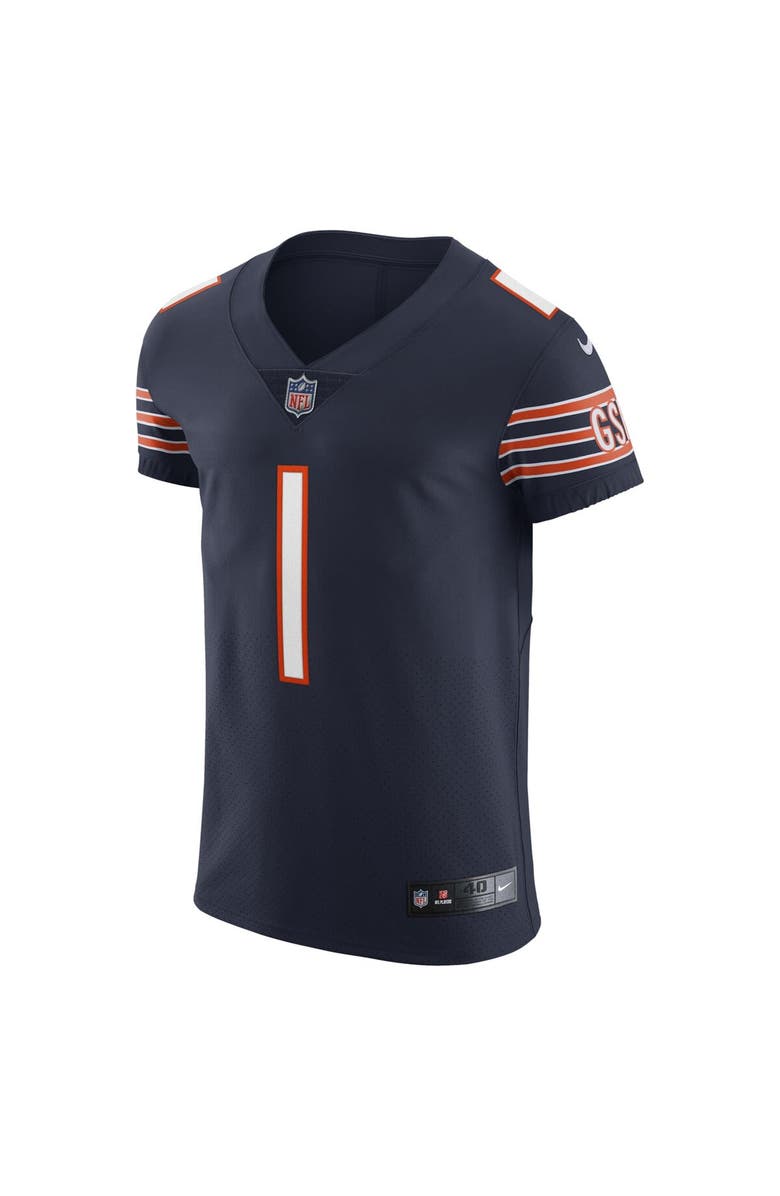 Nike Men's Nike Justin Fields Navy Chicago Bears Vapor Elite Jersey, Alternate, color, 
