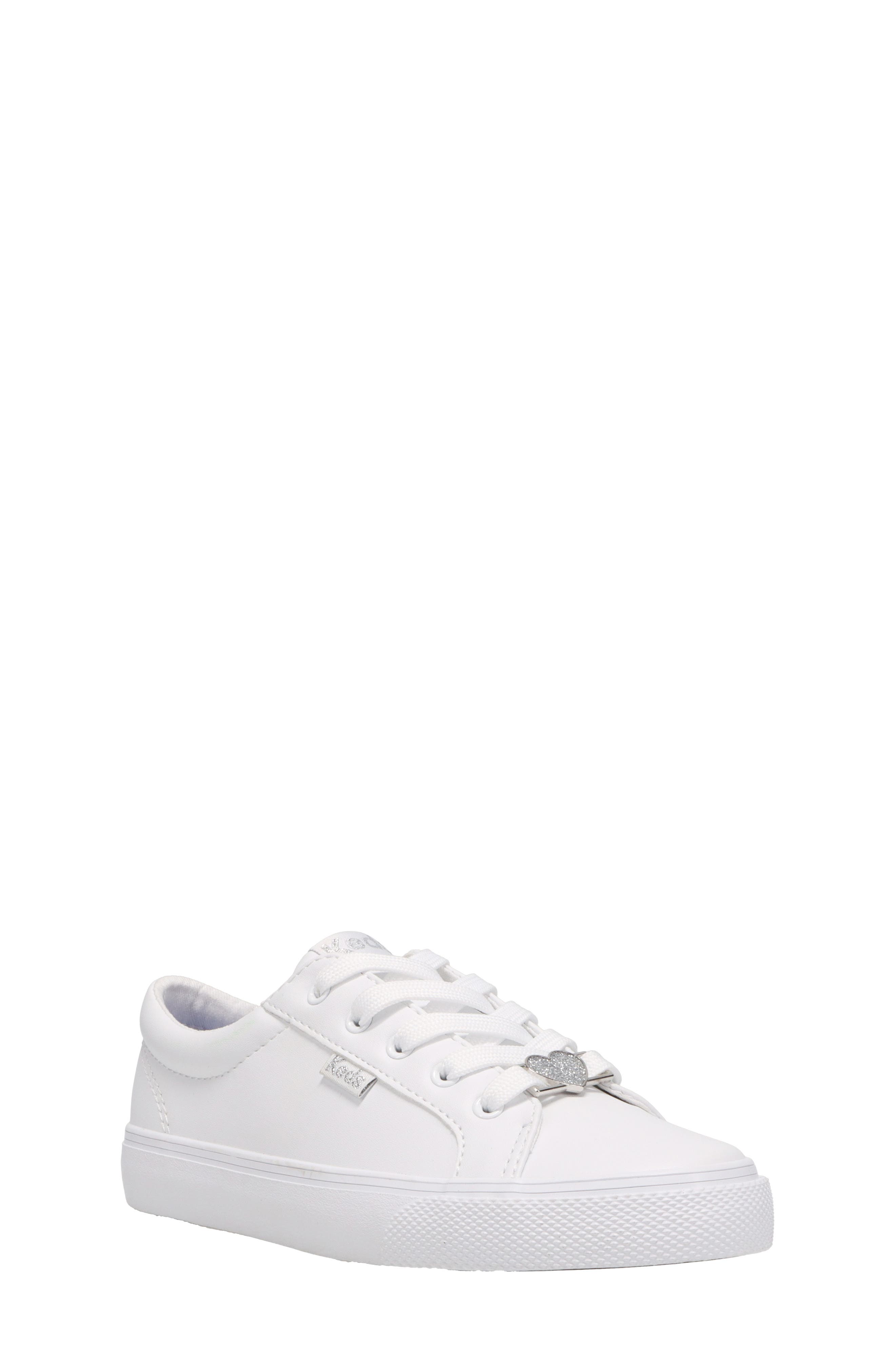 Kids' Jumpkick Charms Sneaker, Main, color, WHITE