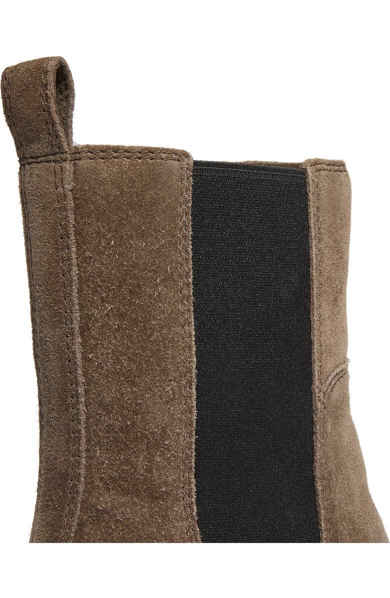 Timberland Bellevaux Chelsea Boot, Alternate, color, Dk Brown Suede W Black