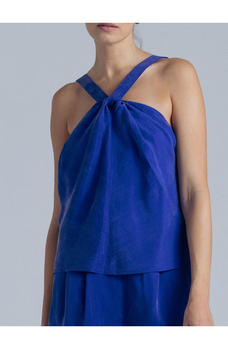 Alas Cupro Top, Alternate, color, Blue