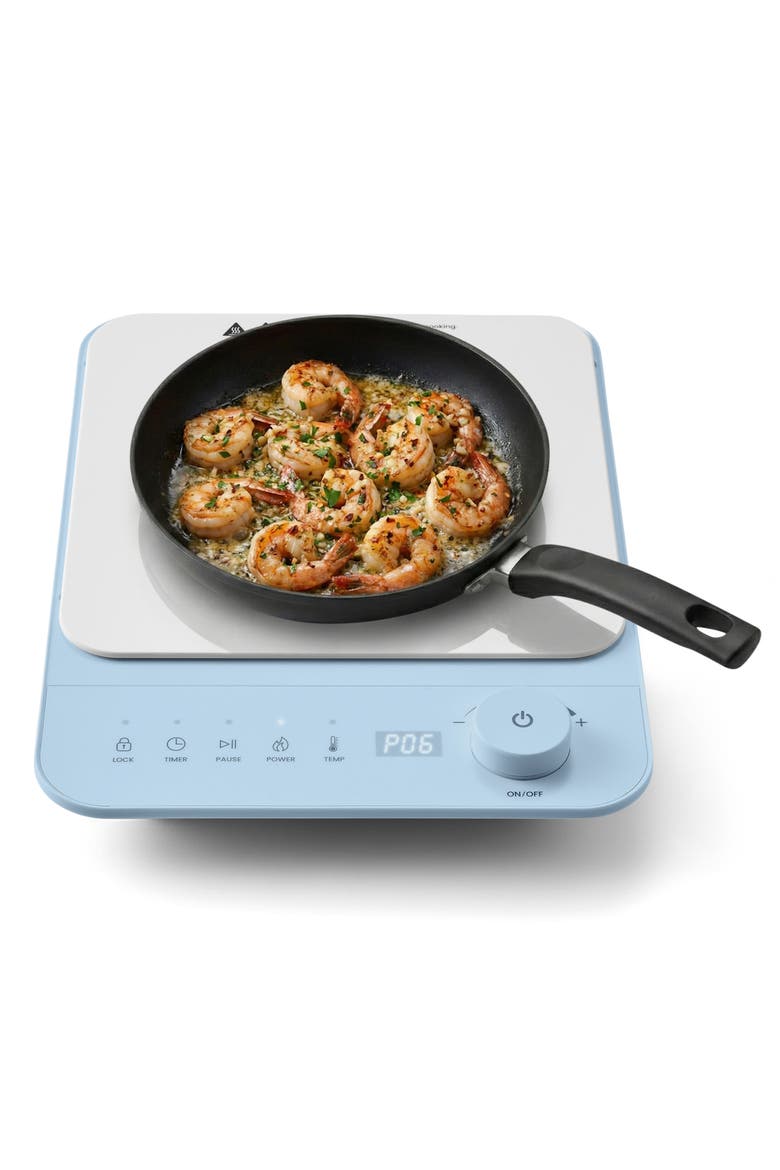 Slimstore Induction Cooktop, Main, color, Blue