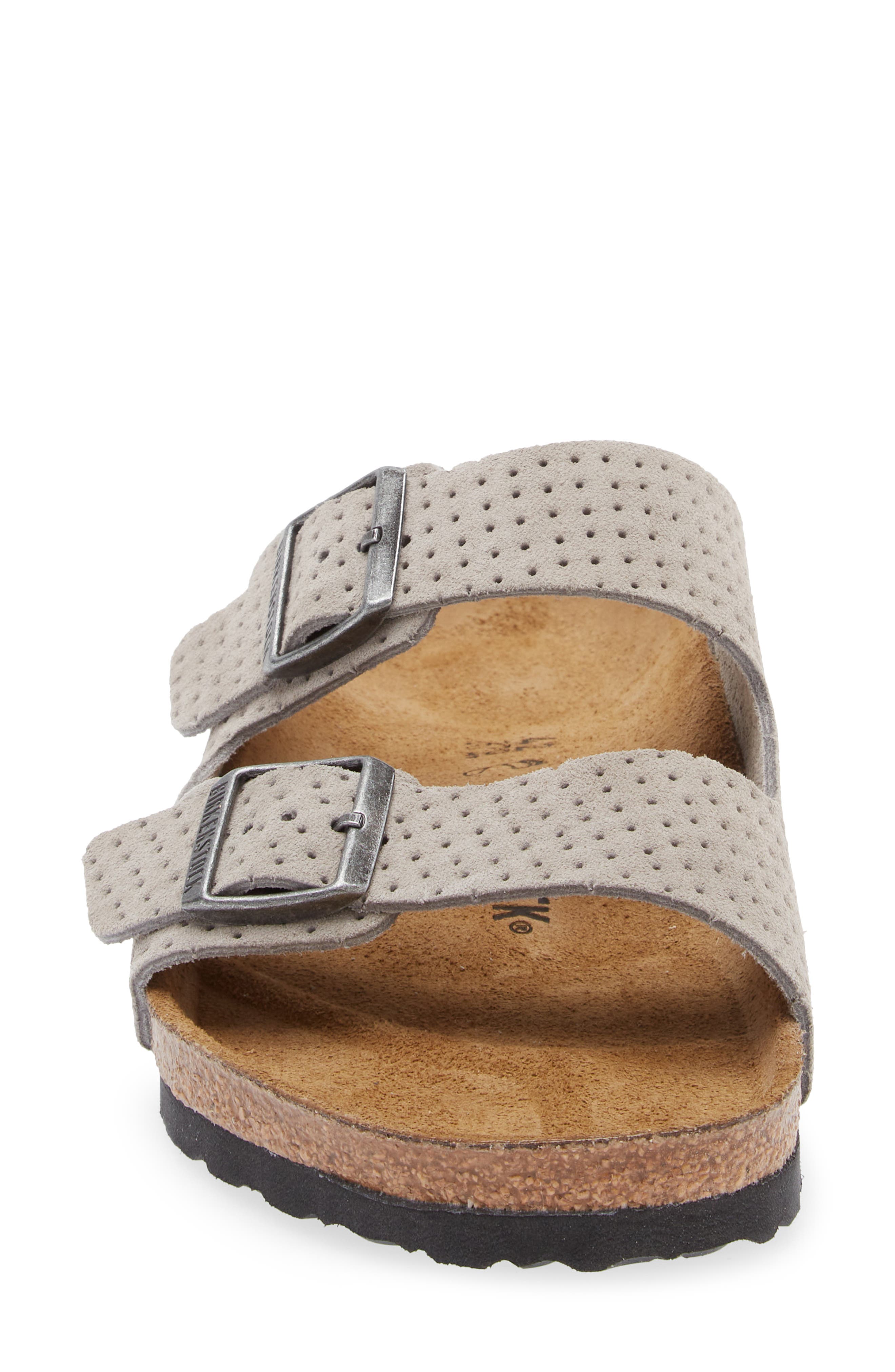 Birkenstock Arizona Pin Dot Slide Sandal, Alternate, color, 