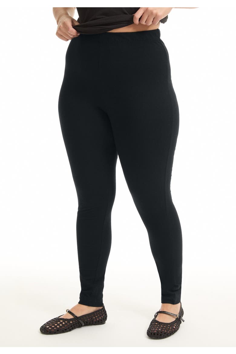 Classic Ankle Legging, Alternate, color, BLACK