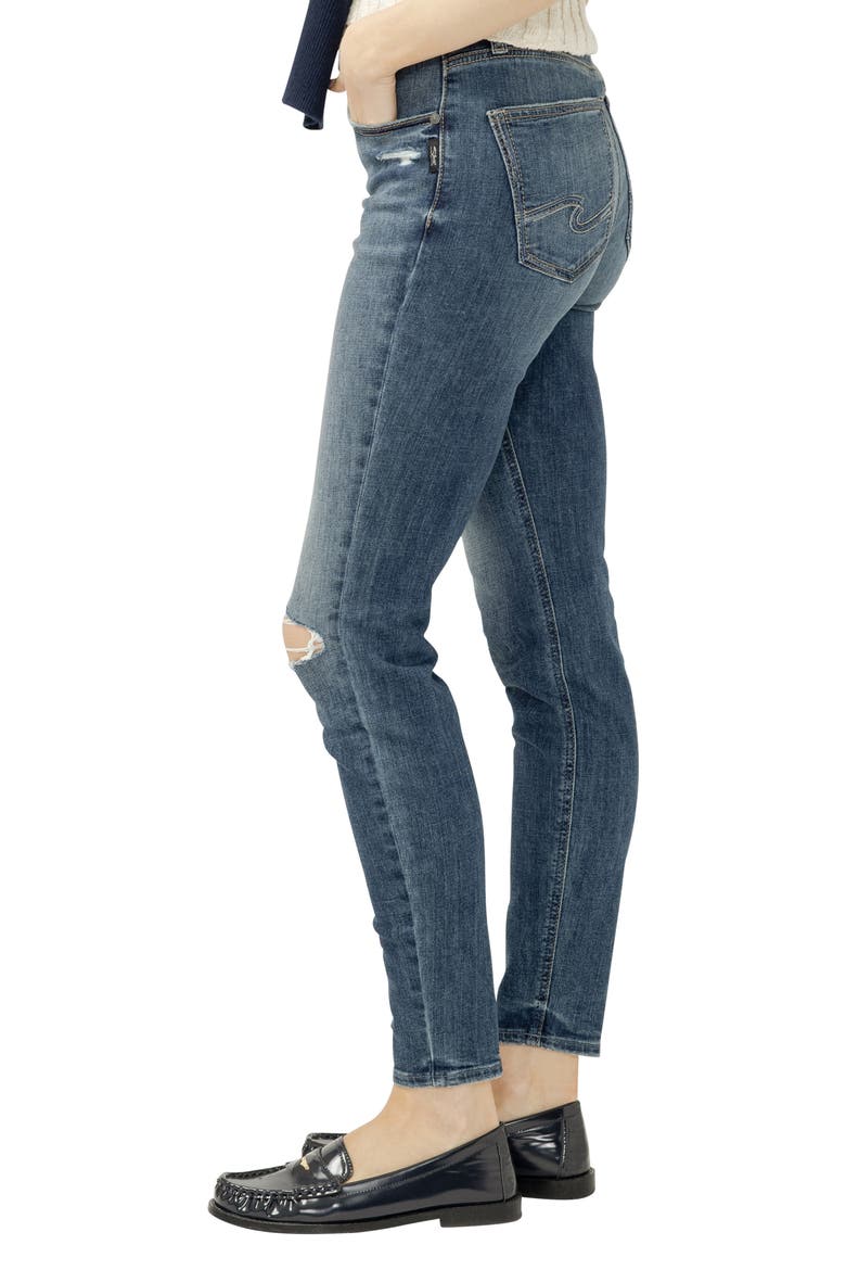 Avery Curvy Ripped Skinny Jeans, Alternate, color, BEVERLY