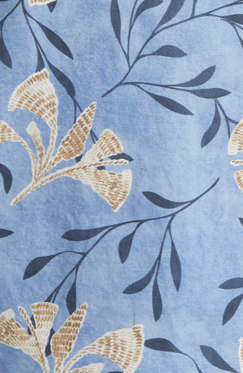 Rodd & Gunn Allen Bell Floral Short Sleeve Button-Up Shirt, Alternate, color, Denim