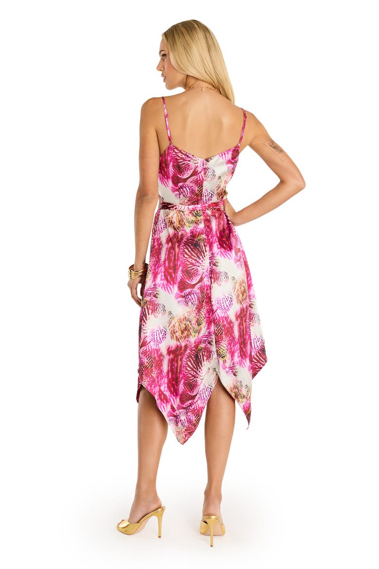 Madison Silk Dress, Alternate, color, Bright Orchid