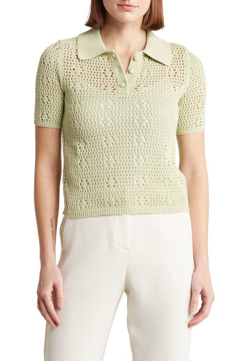Cotton Polo Sweater