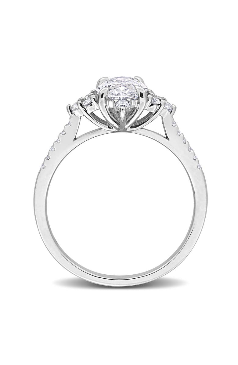 Julianna B. Lab-Grown Diamond Engagement Ring 14k, Alternate, color, White Gold