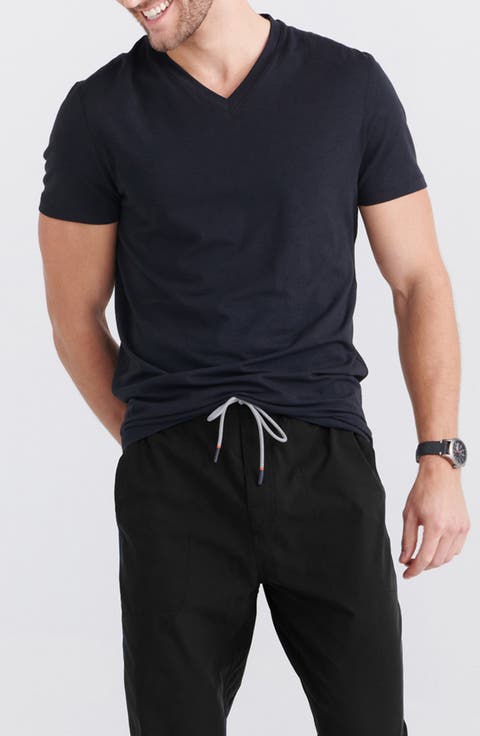 DropTemp® Cooling Cotton Blend Slim Fit V-Neck Undershirt