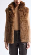 Eleventy Genuine Shearling Gilet