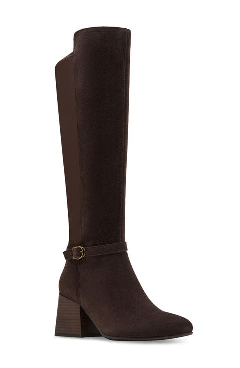 Twyla Waterproof Knee High Suede Boot (Women) (Regular & Wide Calf)