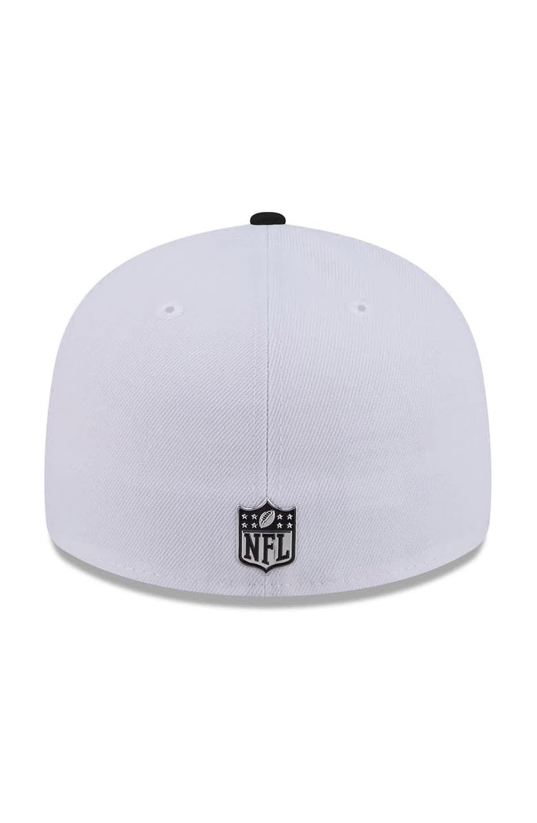 New Era Men's New Era  White/Black Detroit Lions 2026 NFL Draft Pre-Curved 59FIFTY Fitted Hat, Alternate, color, White