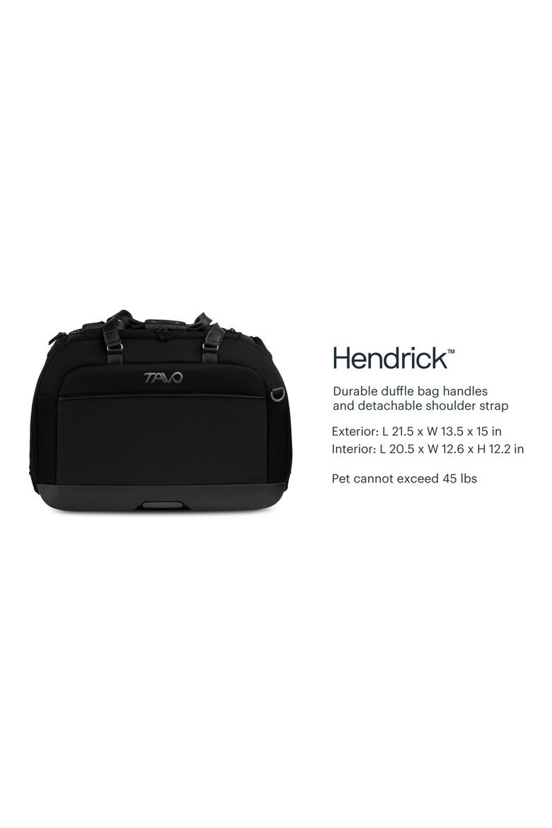 Hendrick Pet Car Seat/Carrier, Alternate, color, ONYX