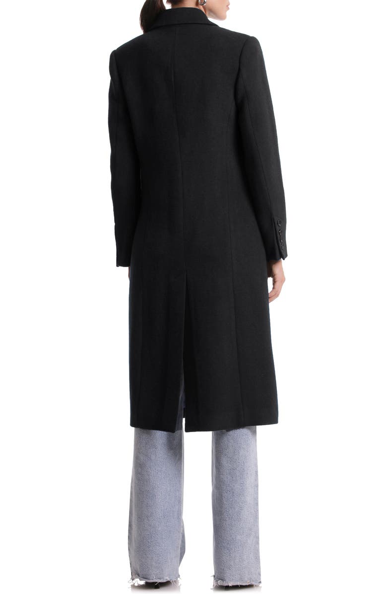 Avec Les Filles Double Breasted Overcoat, Alternate, color, 
