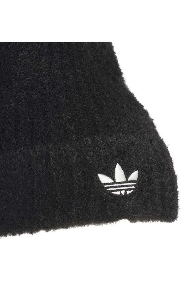 adidas Feels Beanie, Alternate, color, Black/ White