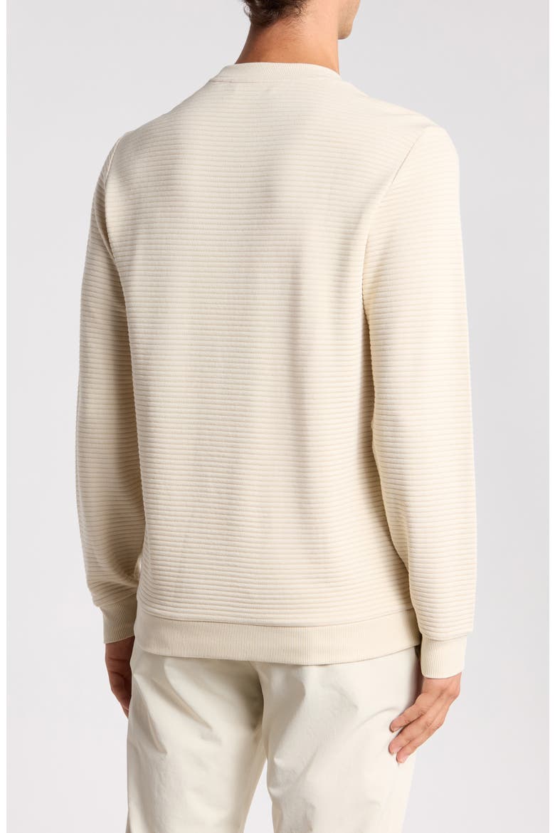 Thick as Thieves Rib Crewneck Sweatshirt, Alternate, color, MOONBEAM