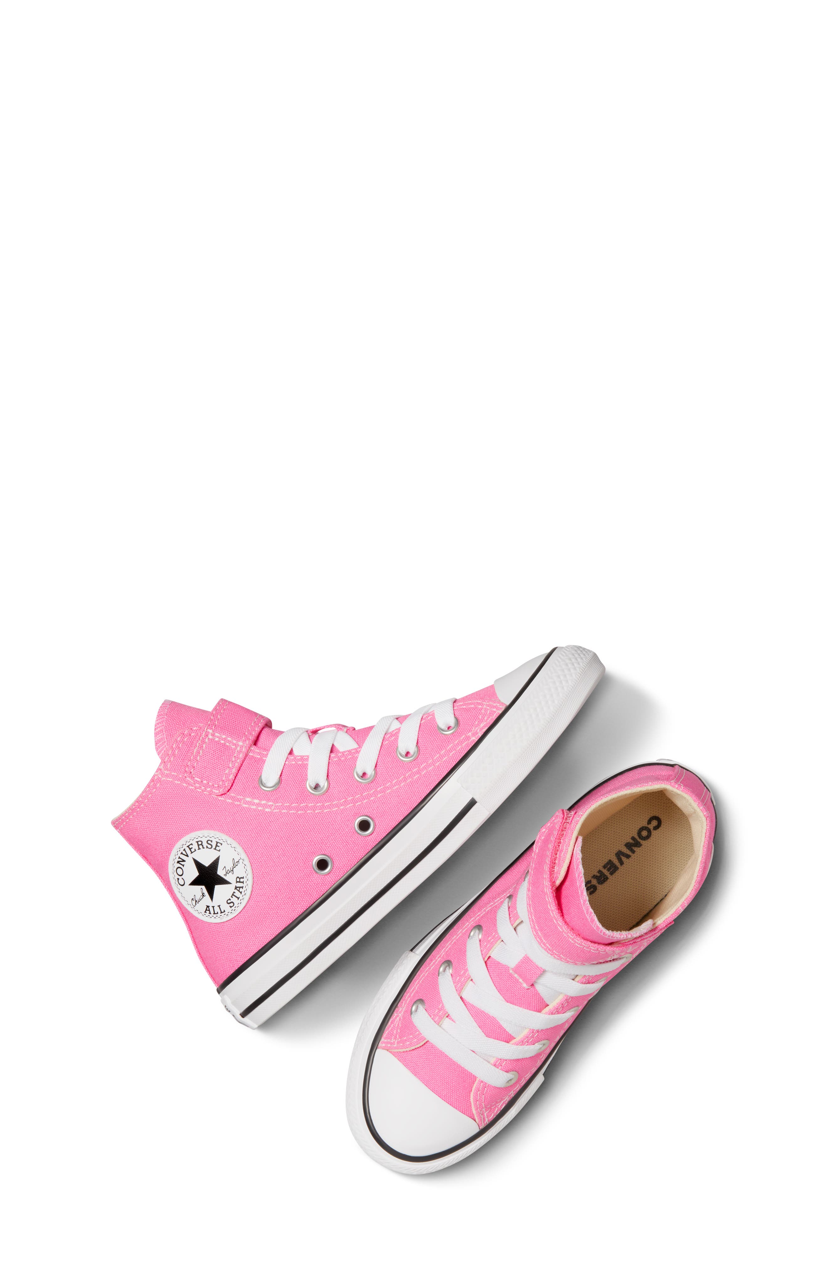 Kids' Chuck Taylor® All Star® 1V High Top Sneaker, Alternate, color, OOPS PINK/ BLACK/ WHITE