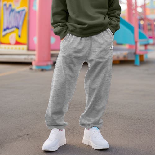 Dalix Mens Ghost Embroidered Fleece Sweats Pants In Athletic Heather