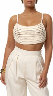 JLUXLABEL Sofia Braided Crop Top