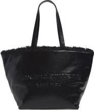 Alexander Wang Punch Genuine Shearling Lined Leather Tote
