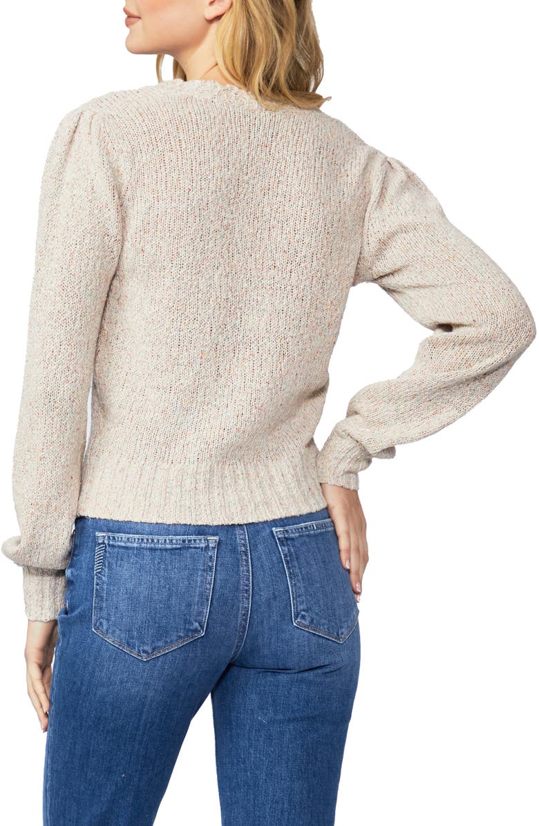 PAIGE Joyce Cotton Blend Slub Cardigan, Alternate, color,