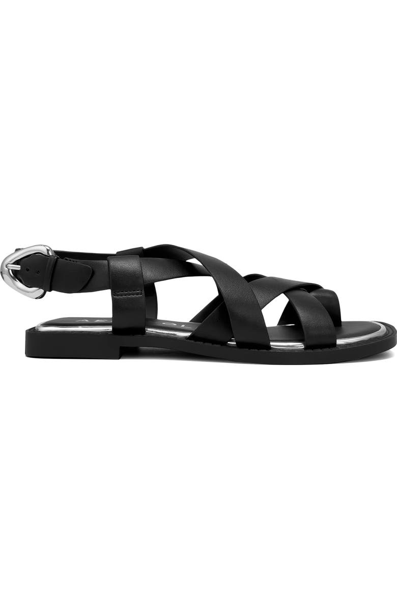 Aerosoles Cargo Toe Loop Sandal, Alternate, color, Black Fx Nappa