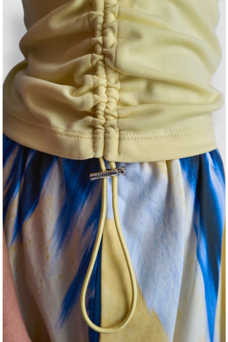 Side Ruched Knit Top, Alternate, color, BUTTERCREAM
