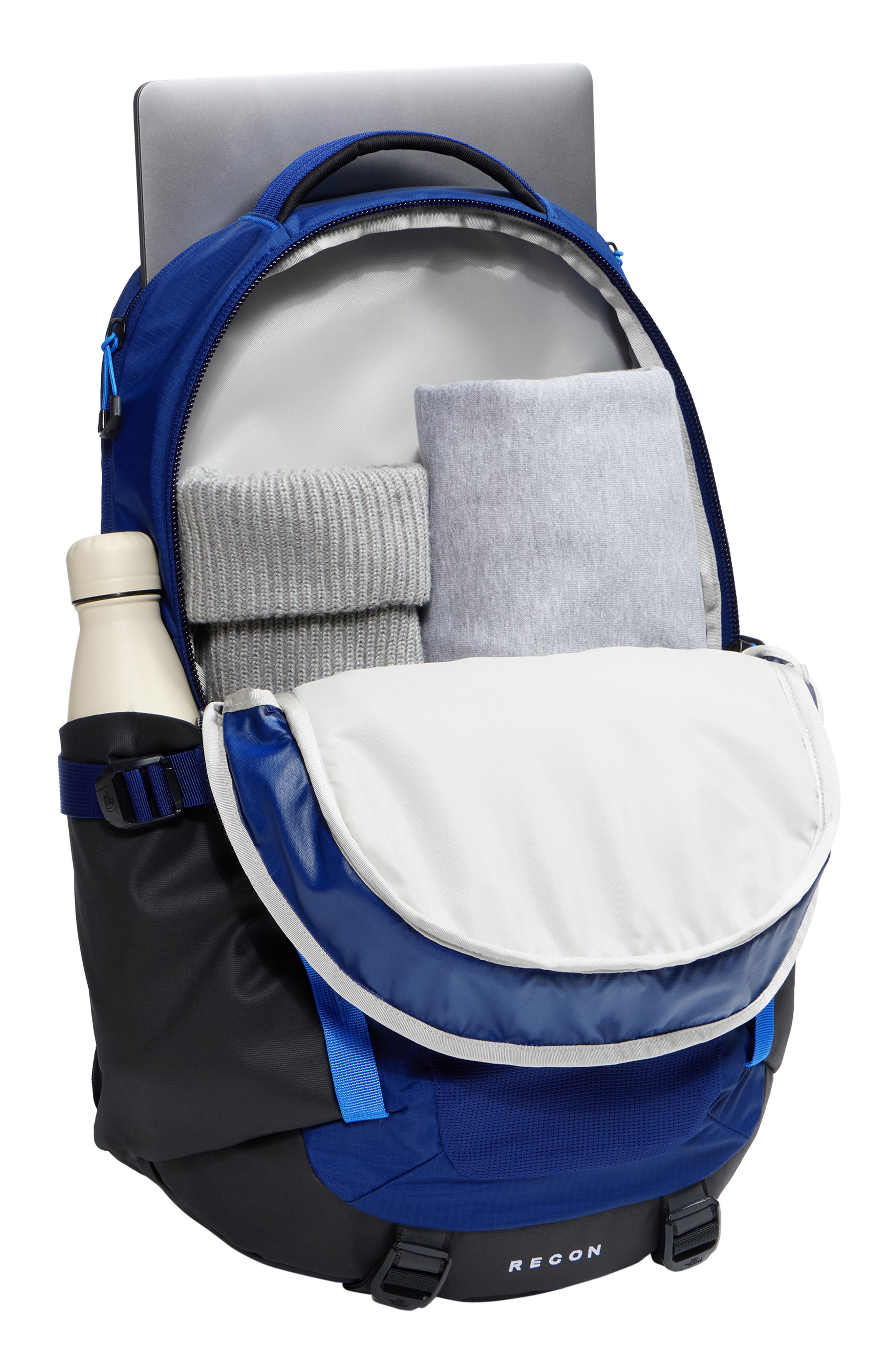 Recon 28L Water Repellent Backpack, Alternate, color, BOLD BLUE/ TNF BLACK/ ACTIVE