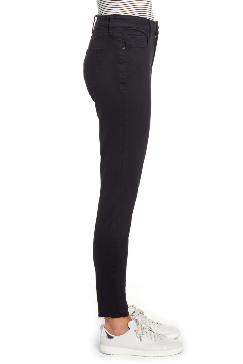 Denim High Waist Skinny Jeans, Alternate, color, BLACK