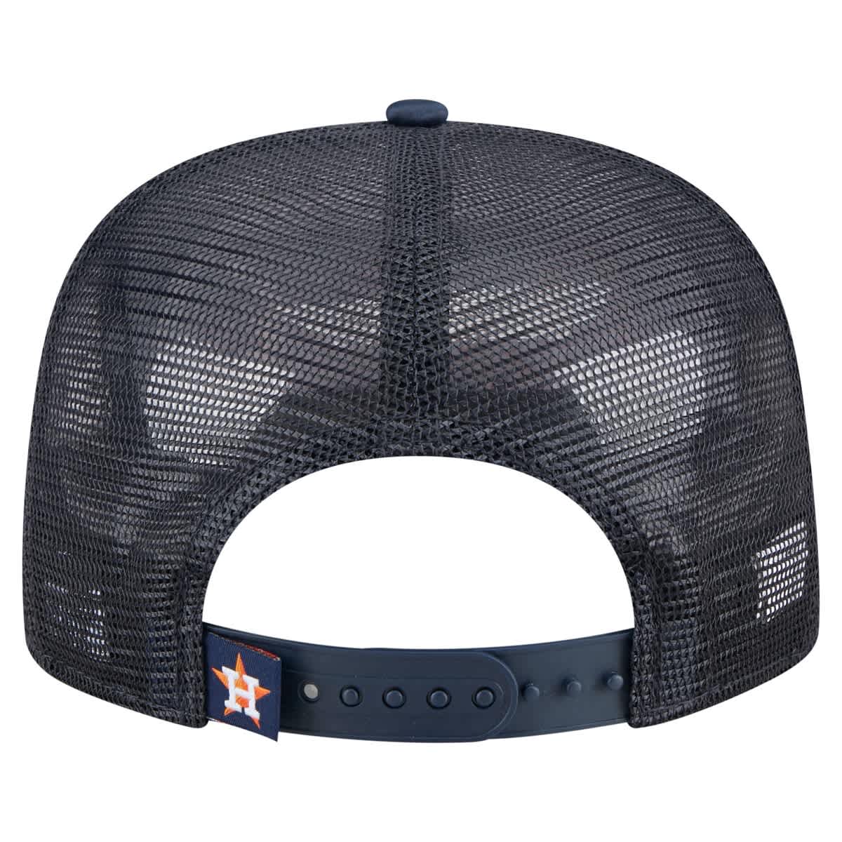 New Era Men's New Era Navy Houston Astros Retro Satin Script Golfer ...