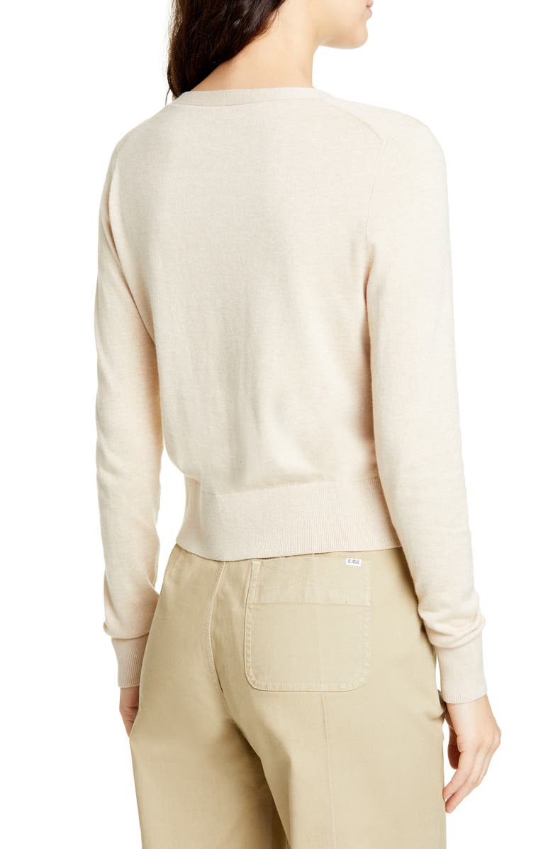 Alex Mill Crop Cotton Blend Cardigan, Alternate, color, 