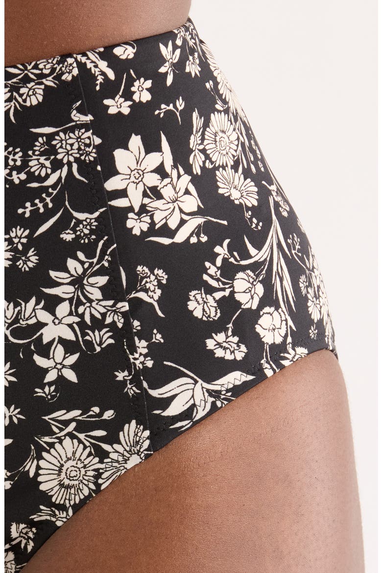 Zahara High Waist Bikini Bottoms, Alternate, color, MIDNIGHT BLOOM