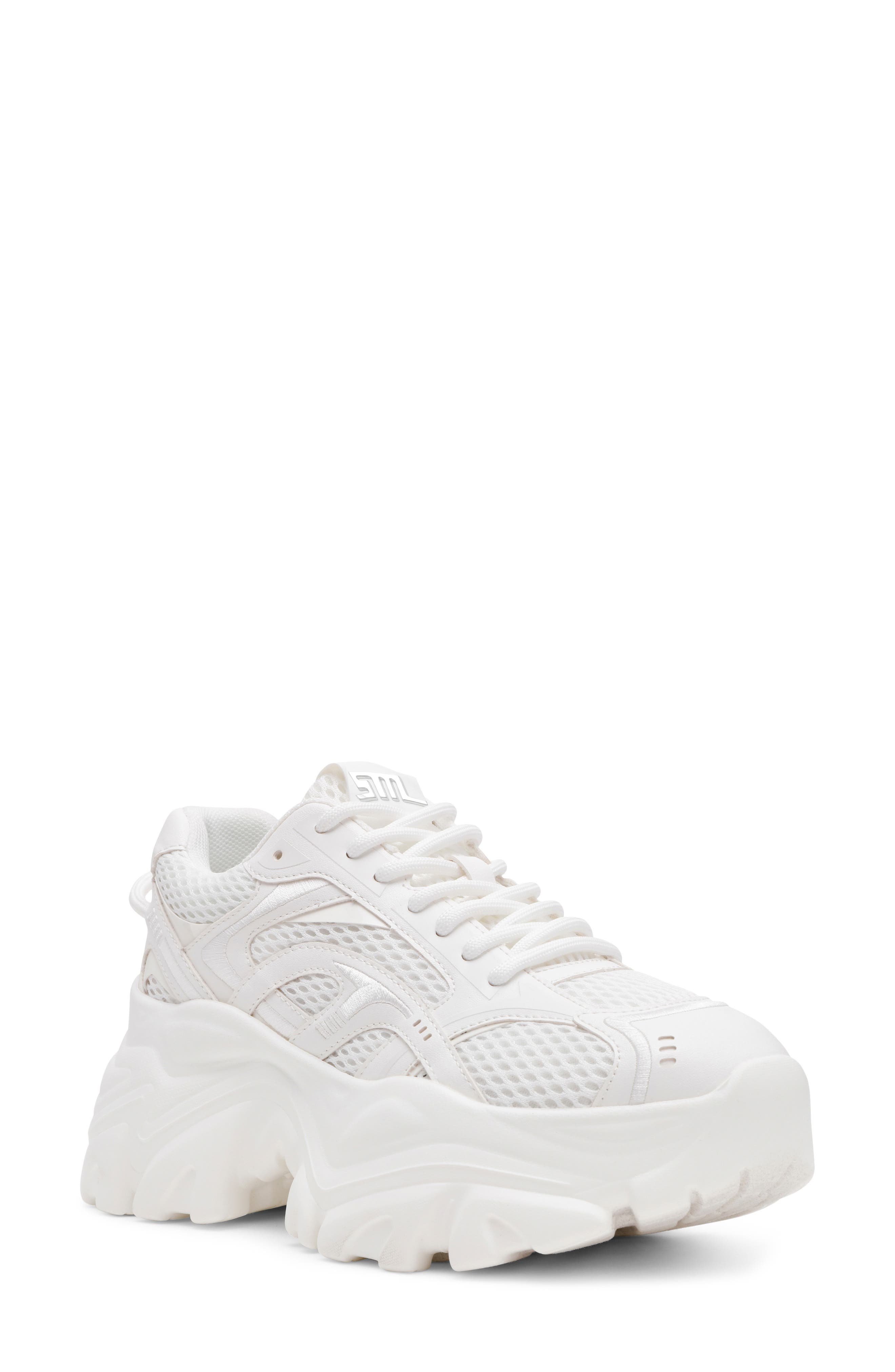Steve Madden Ripper Platform Sneaker, Main, color, White