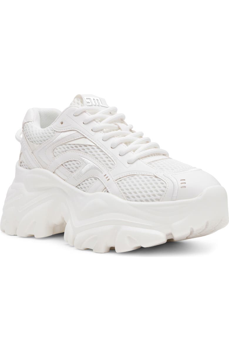 Steve Madden Ripper Platform Sneaker, Main, color, White