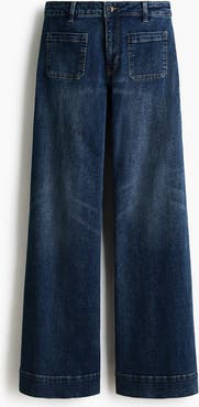 H&M Wide High Waist Jeans