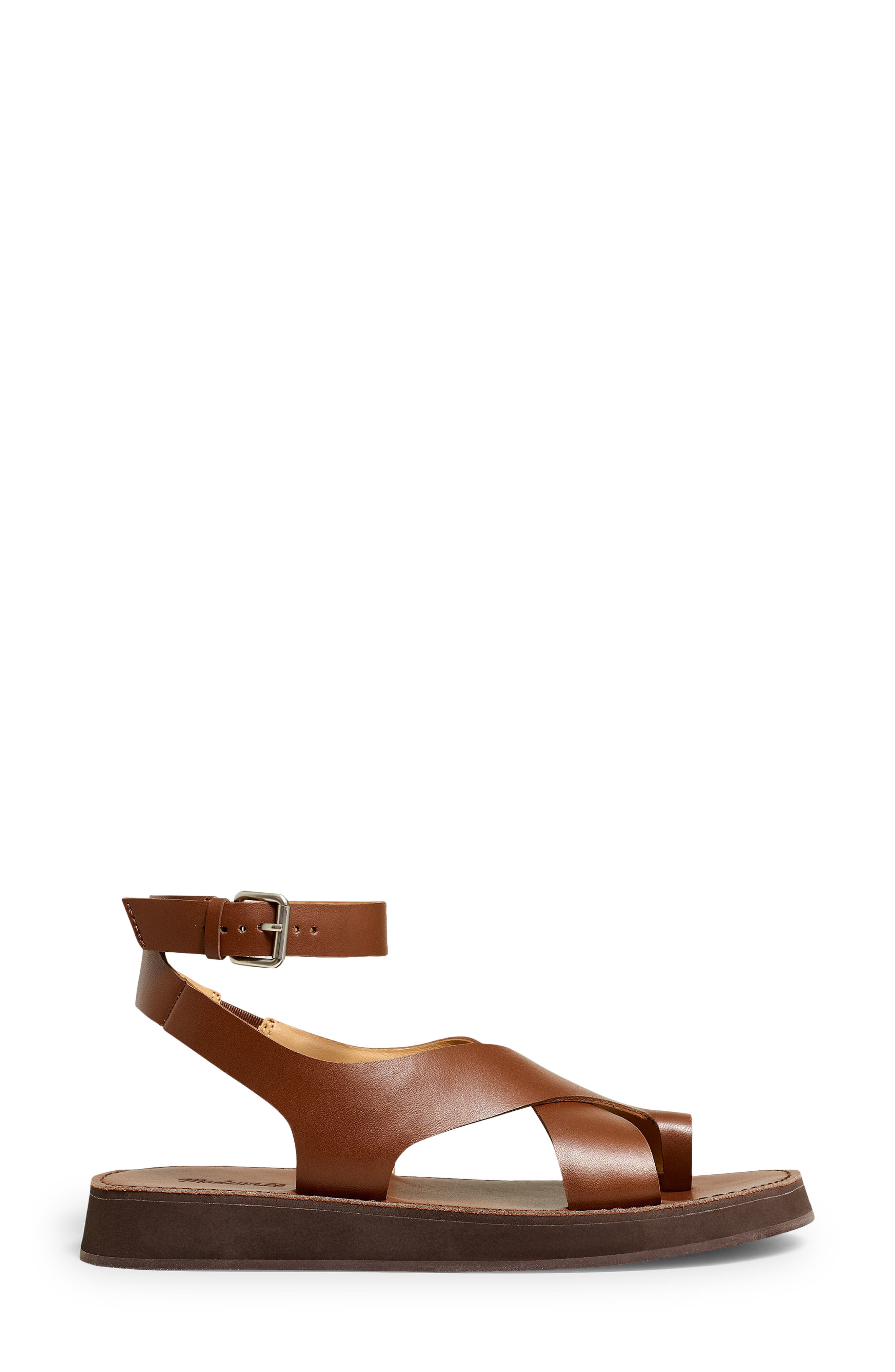The Natasha Flatform Sandal, Main, color, DARK COFFEE