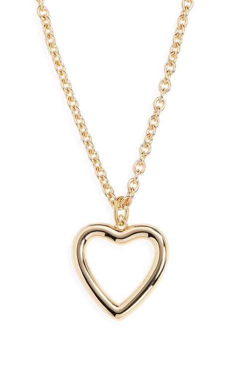 The Puffy Open Heart Necklace