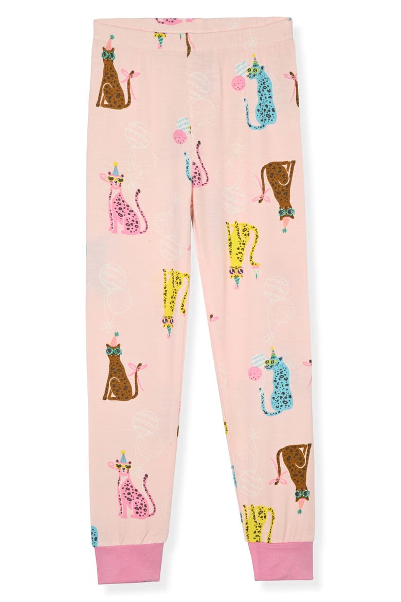 Kids' Assorted 2-Pack Print Fitted Two-Piece Pajamas, Alternate, color, PINK