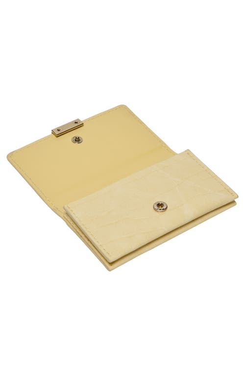 Dolce Vita Mini Me Faux Leather Wallet In Yellow