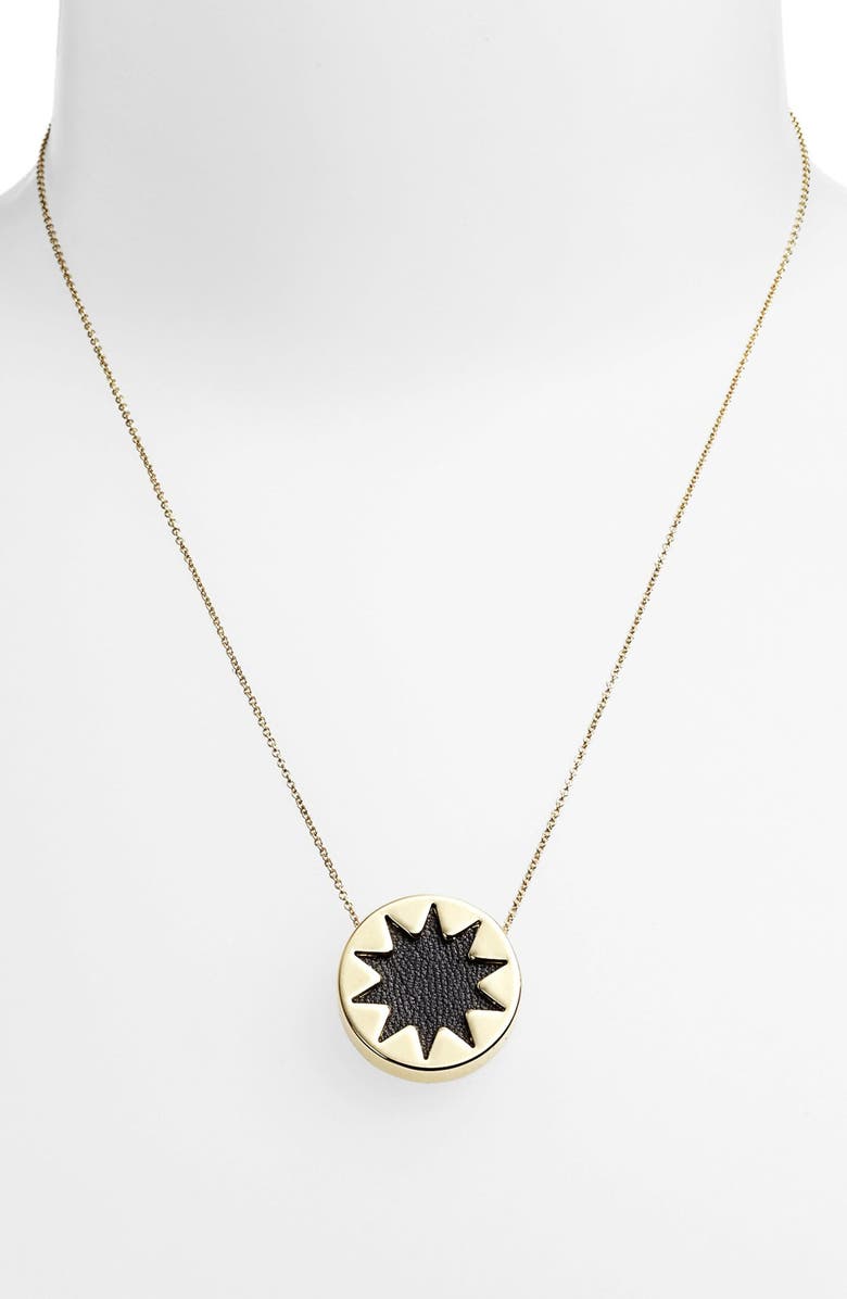 House of Harlow 1960 Mini Sunburst Pendant Necklace, Alternate, color, 