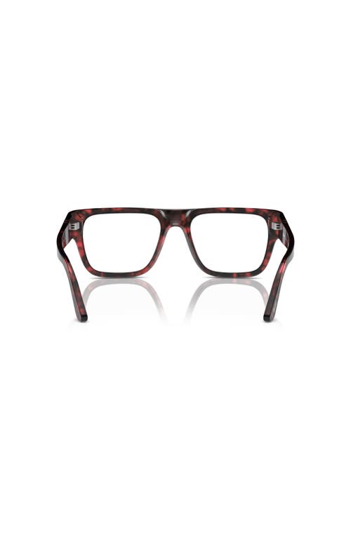 Persol 53mm Square Optical Glasses In Multi
