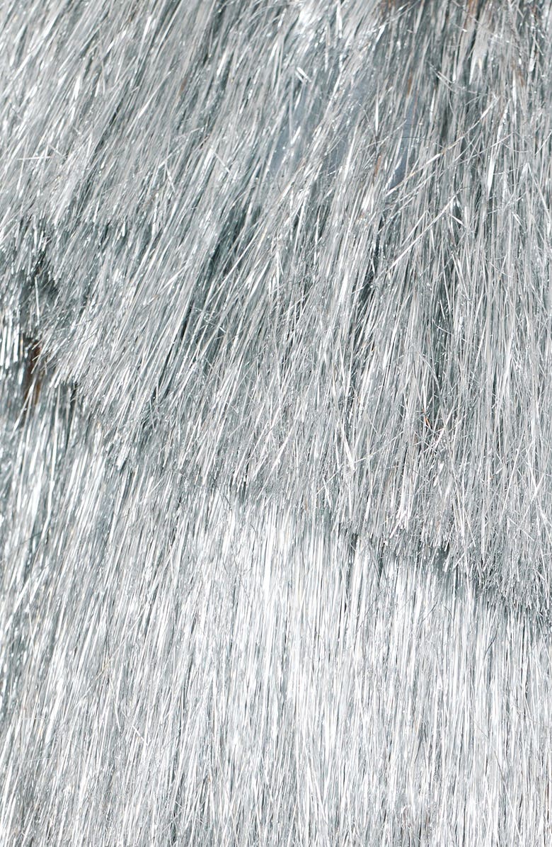 NASTY GAL Tiered Metallic Tinsel Jacket, Alternate, color, 