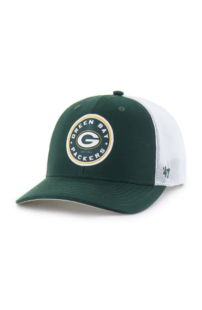 '47 Men's '47 Green Green Bay Packers Disclose Trophy Flex Hat, Main, color, Green