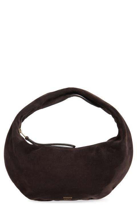 Mini Olivia Suede Hobo Bag