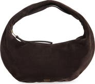 Khaite Mini Olivia Suede Hobo Bag